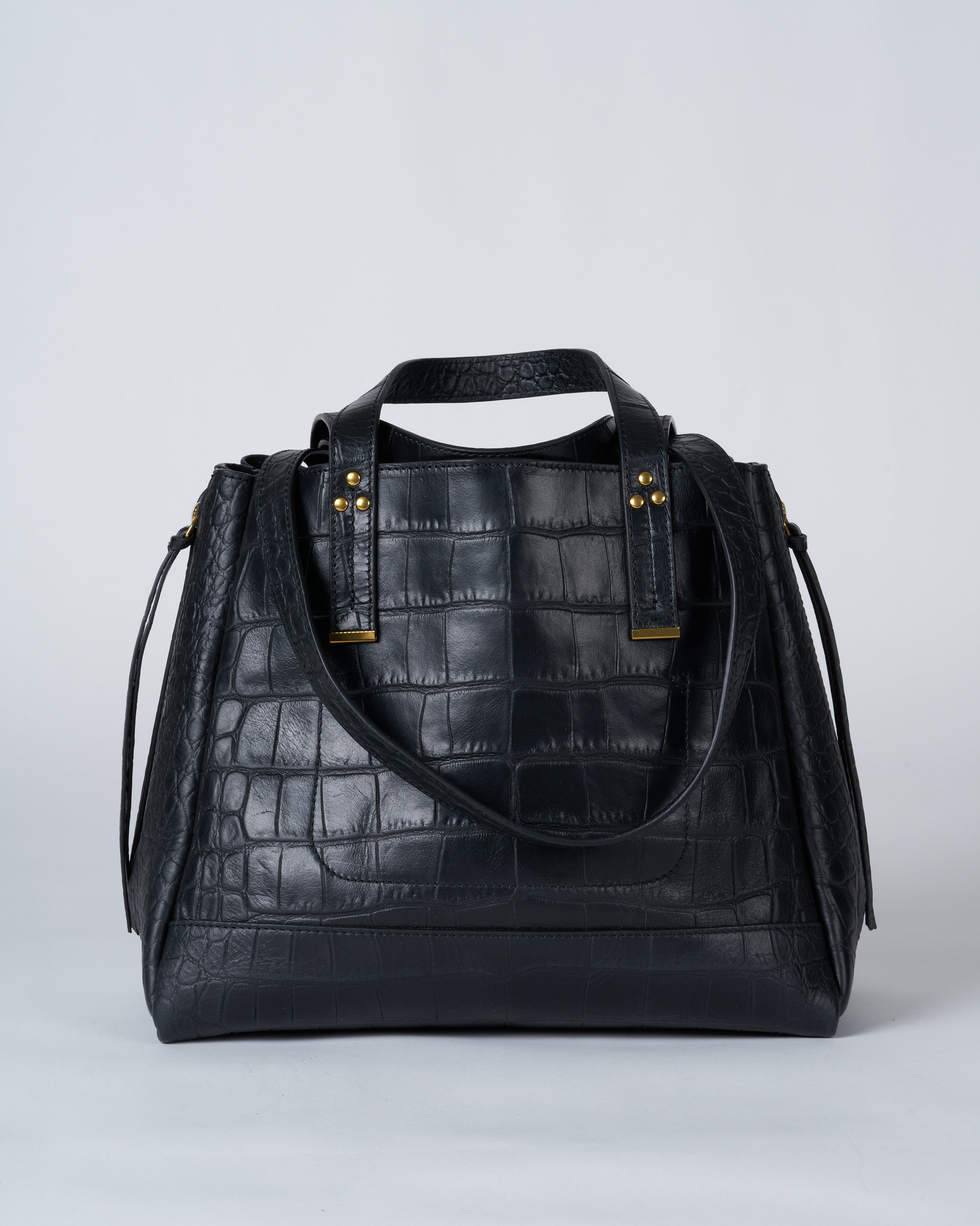 Georges leather tote Jerome Dreyfuss Black in Leather - 34077751