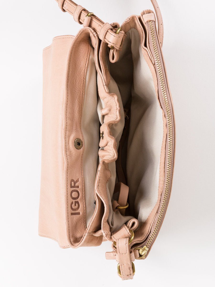 Jerome Dreyfuss Igor Bag in Beige Rose