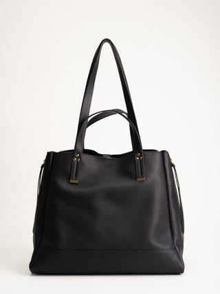 large georges tote - noir brass