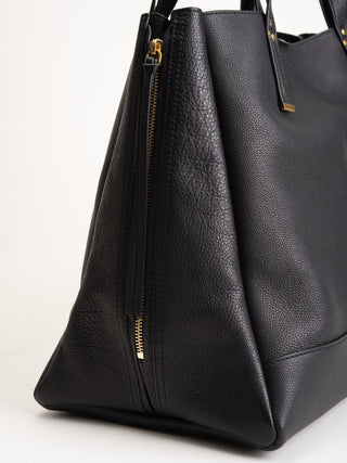large georges tote - noir brass