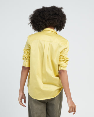 jersey blouse - lemon