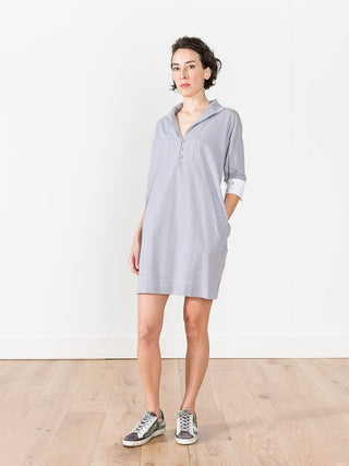 short sleeve shirt dress - stripe