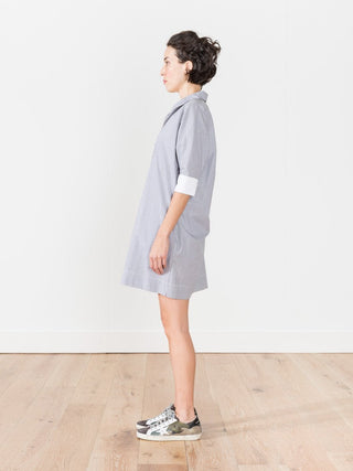 short sleeve shirt dress - stripe