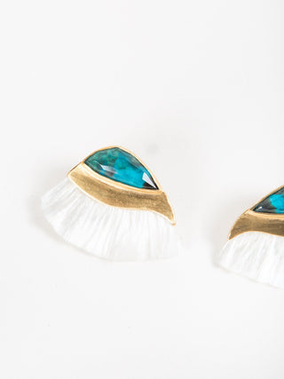peacock earrings