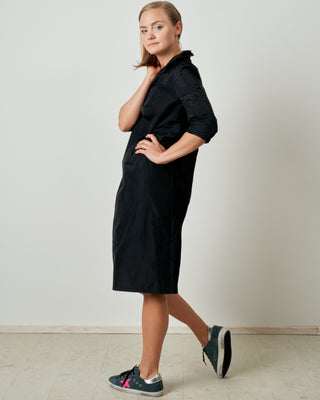 3/4 sleeve dress - black