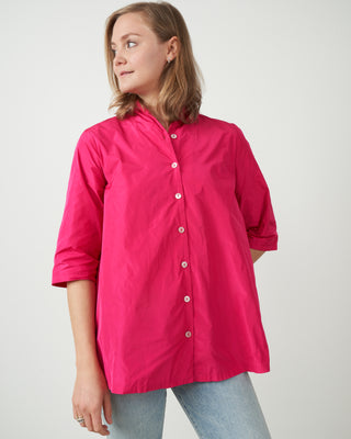 3/4 slv a-line blouse - pink