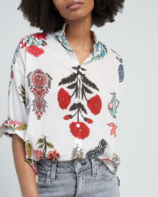 kiki flower show shirt - multi rainforest