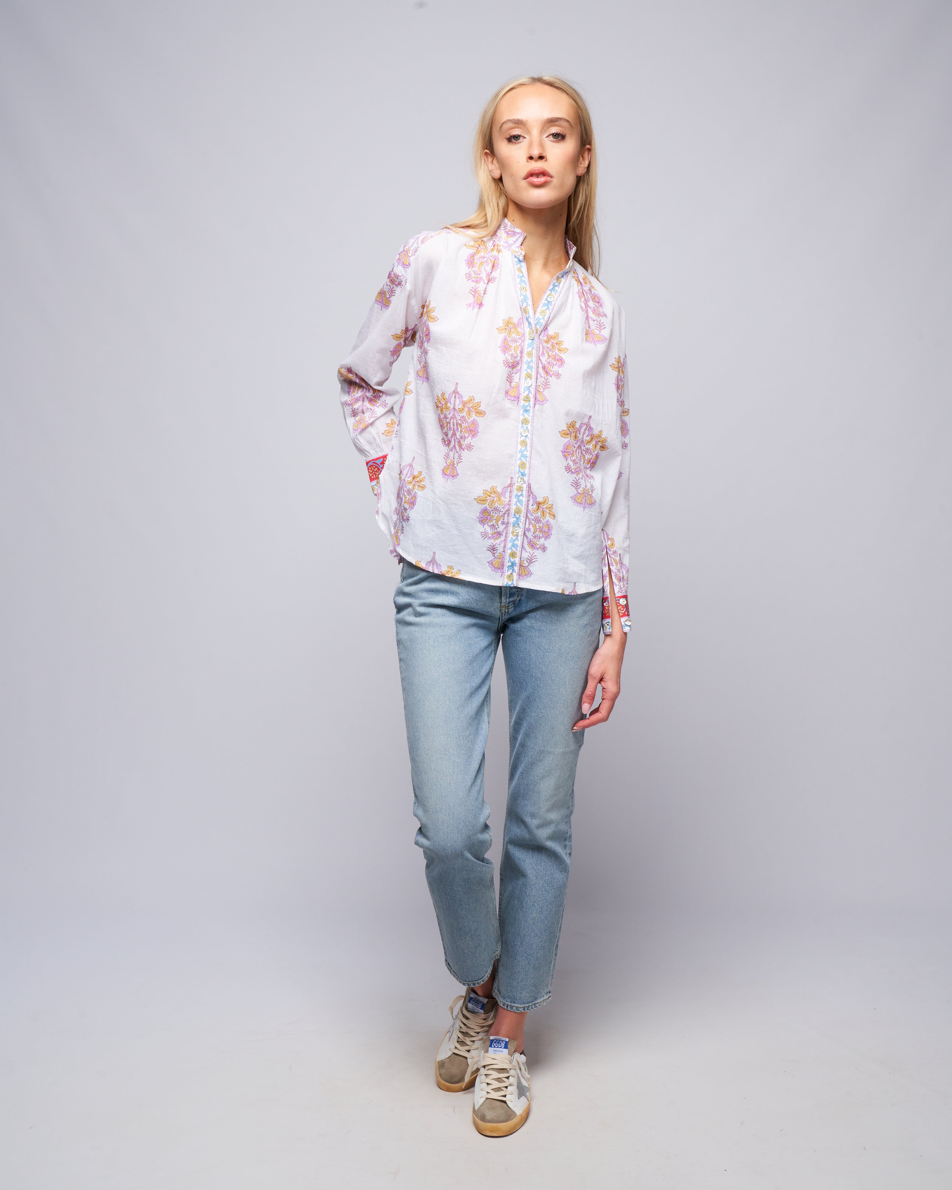 kiki pastis shirt pink peach