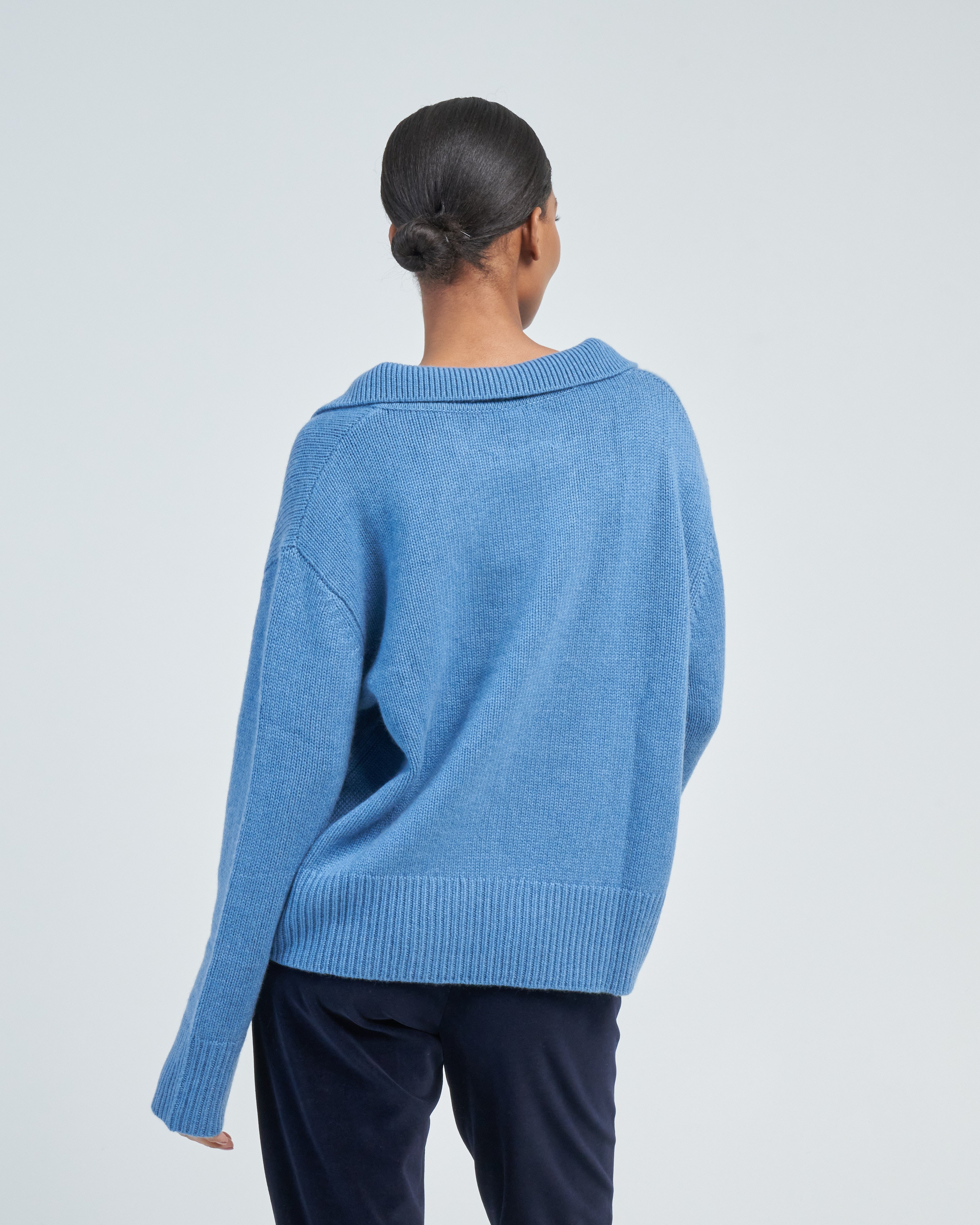 Lisa Yang Kiki Sweater Stormy Blue