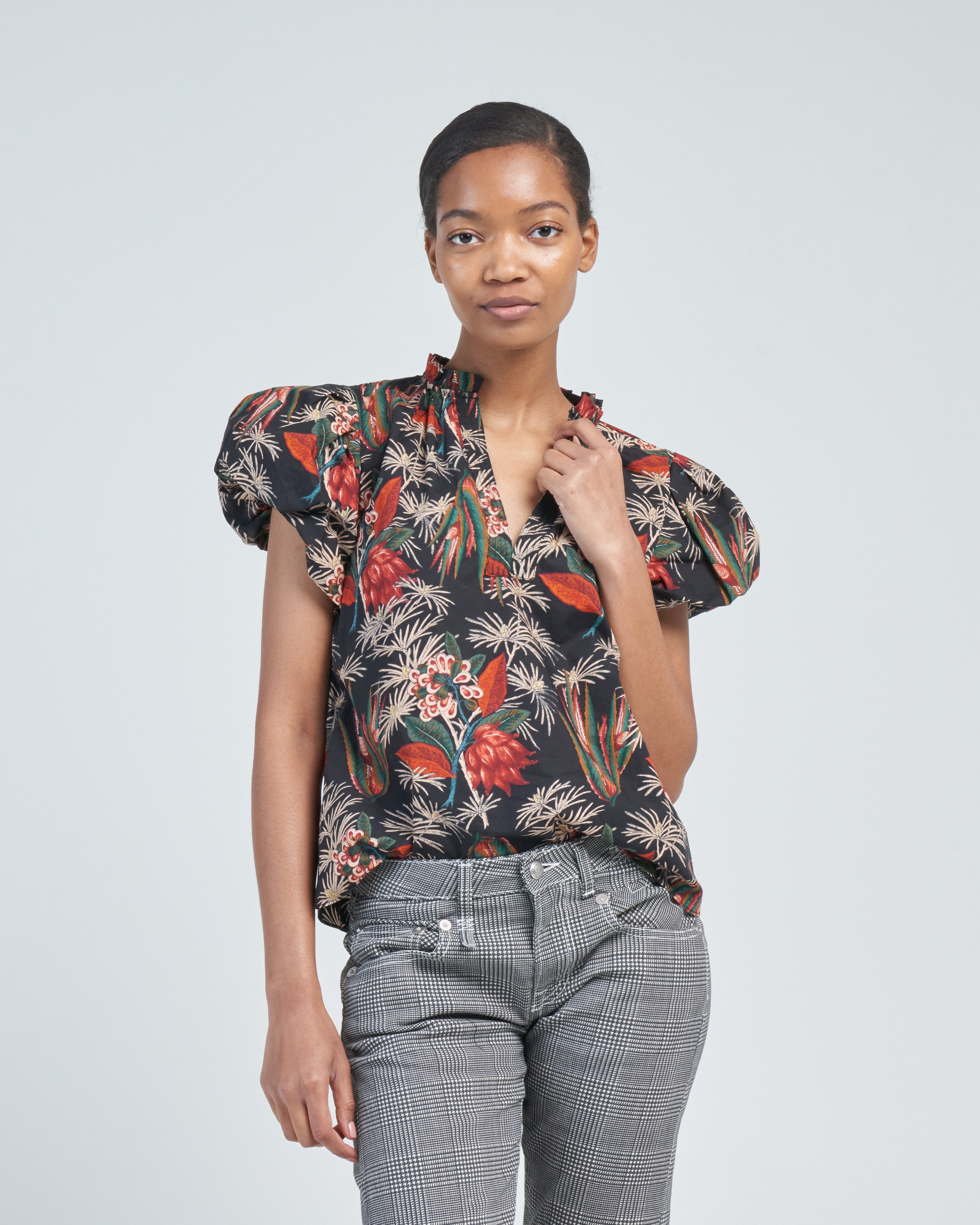 anthurium top Ulla Johnson Klara Top Anthurium