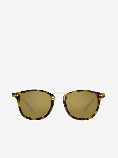 KREWE Franklin Sunglasses Amber Lenses 24K Gold Accent Krewe  main image 4