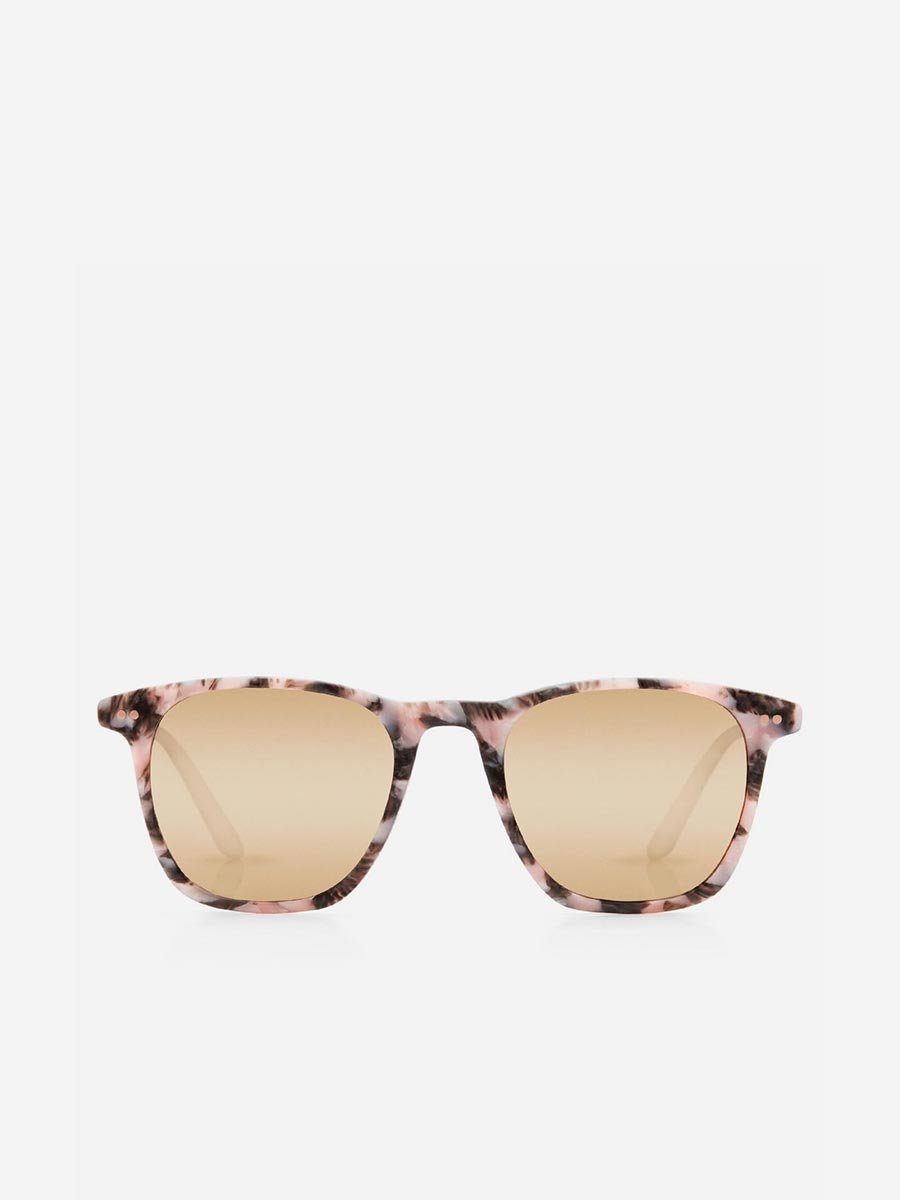 Krewe Jackson Sunglasses in Matte Cosmo + Rose Gold Titanium scarpa