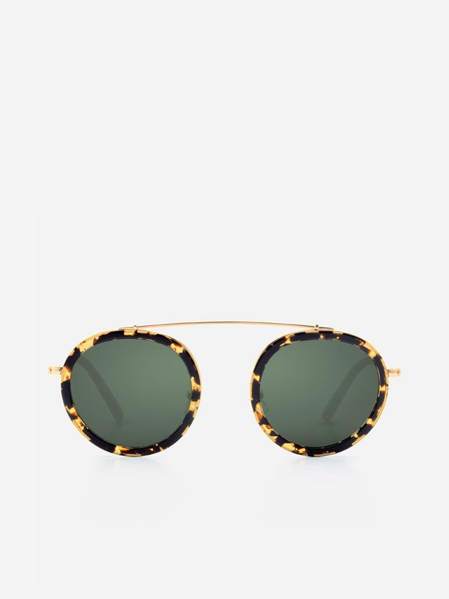 Krewe Polarized Conti Sunglasses in Zulu 24k - Main Image