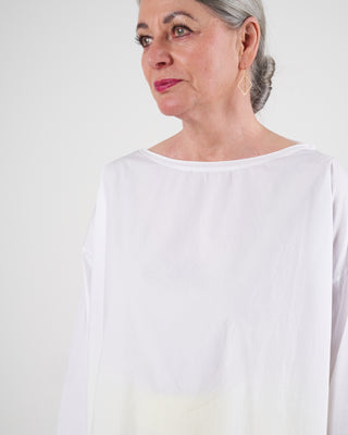 maglia frasca top - white