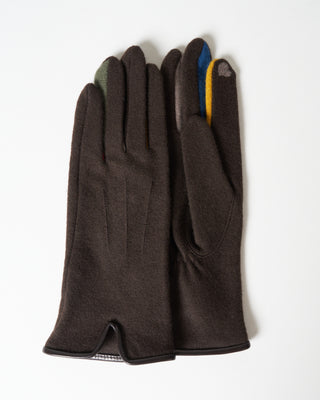 bourget wool texting gloves - brown