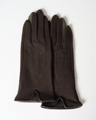bourget wool texting gloves - brown