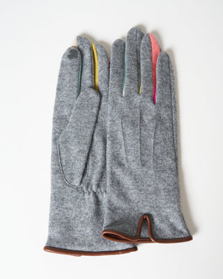 bourget wool texting gloves - gray