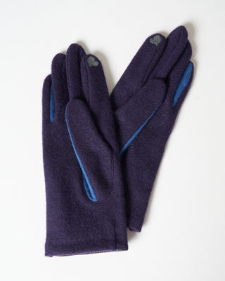 d'annecy cashmere texting gloves - purple