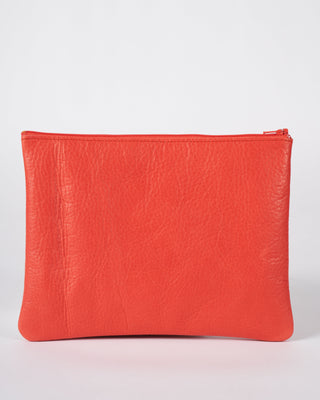 large zip pouch - basic red