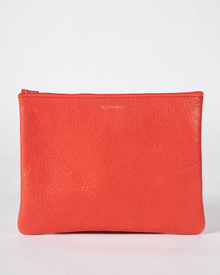 large zip pouch - basic red