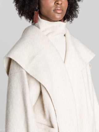 blanket coat - birch
