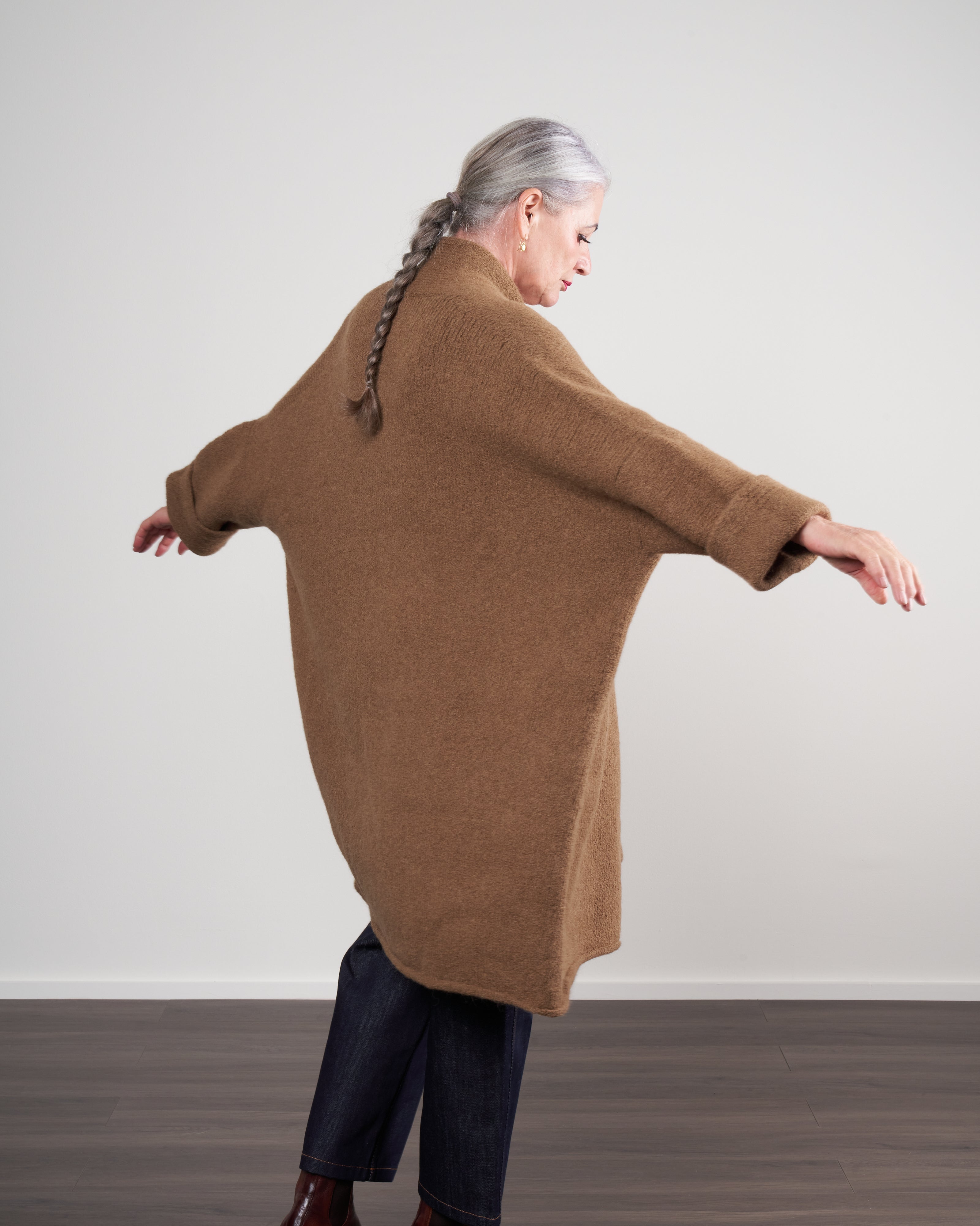 専用です。【LAUREN MANOOGIAN】DOPO KNIT COAT Lauren Manoogian Double Face Coat, Walnut – Glasswing