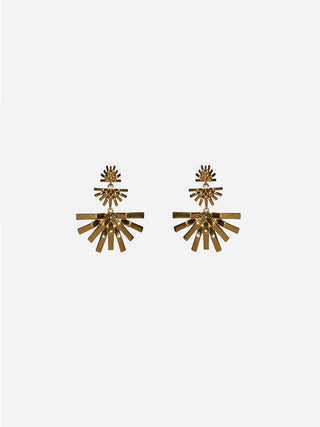 palm grass earrings