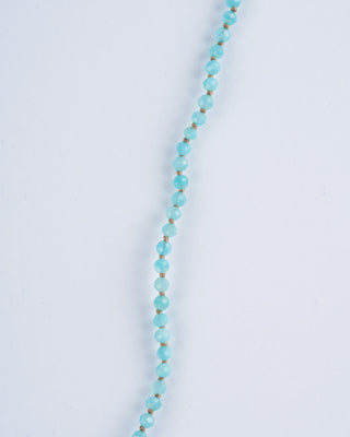15" amazonite necklace w/ 9k clasp - amazonite