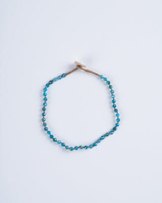 apatite button bracelet