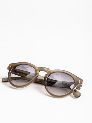 leonard sunglasses - olive with grey gradient