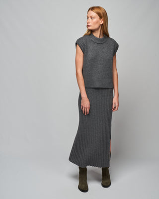 celine skirt - graphite