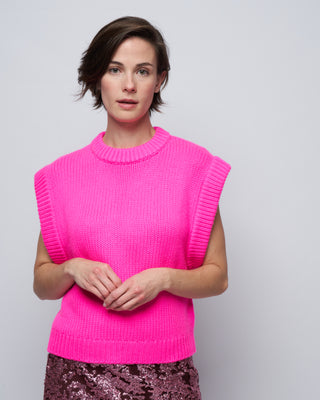 rory sweater - neon pink