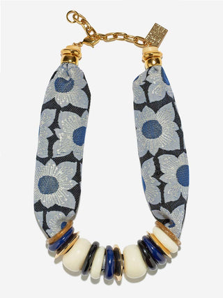 floral kanga necklace