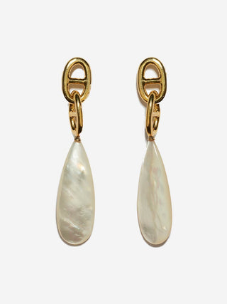 grotto drop earrings in pearl