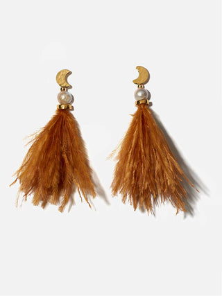 parker earrings - copper