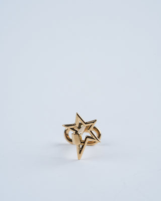 lockette star earring- gold