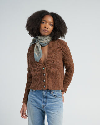 lola cardigan - brown