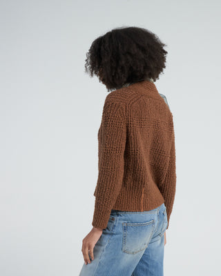 lola cardigan - brown