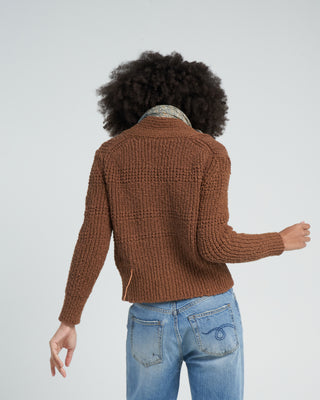 lola cardigan - brown