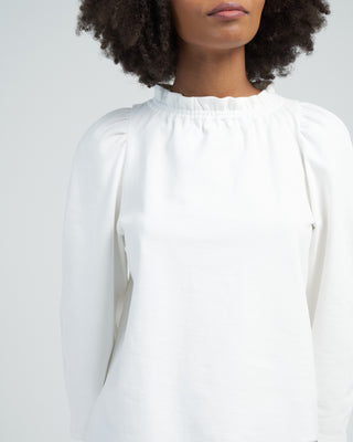 long sleeve sweatblouse - natural white