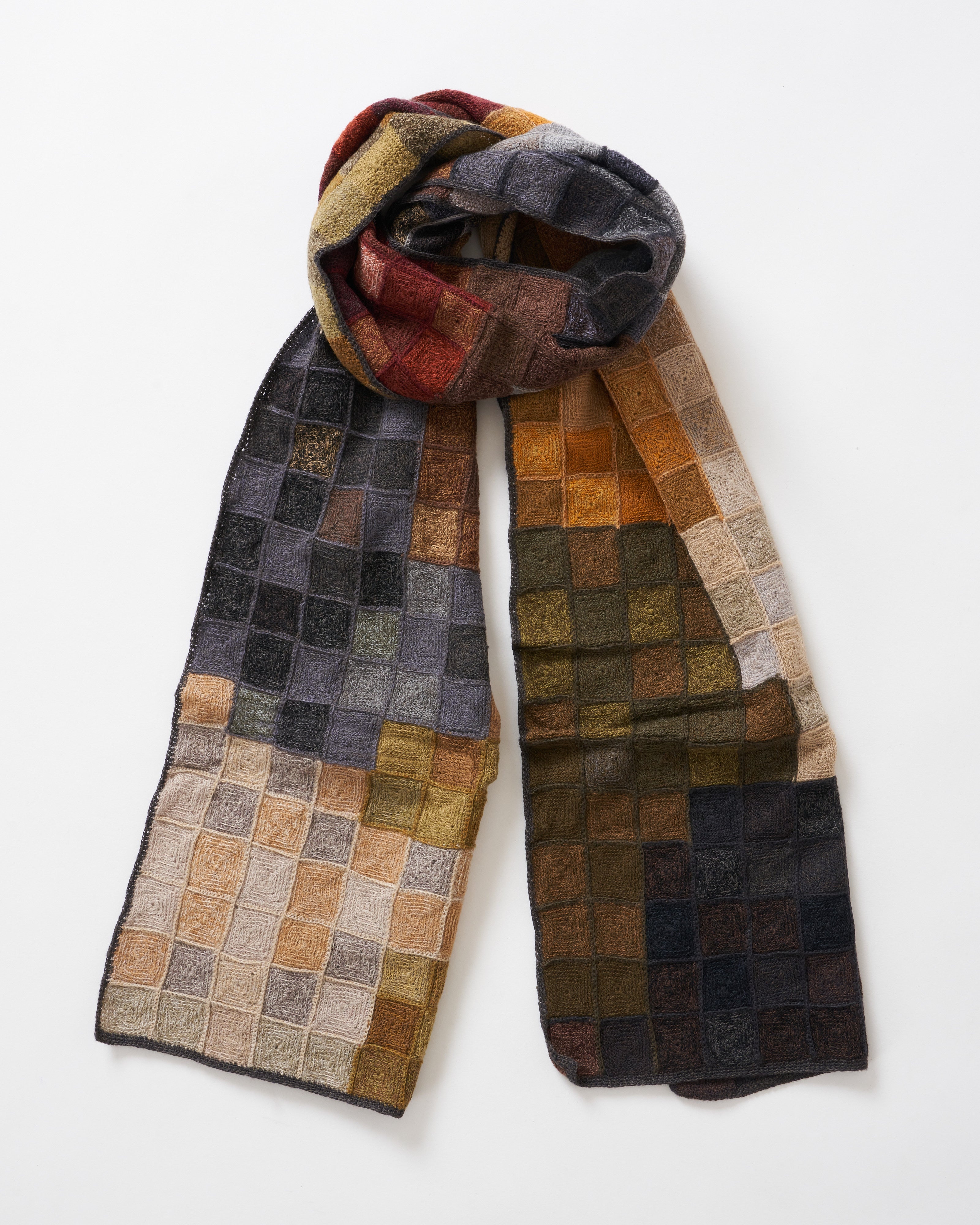 新品 sophie digard ストール Sophie Digard Long Tiled Ombre Scraf Multi