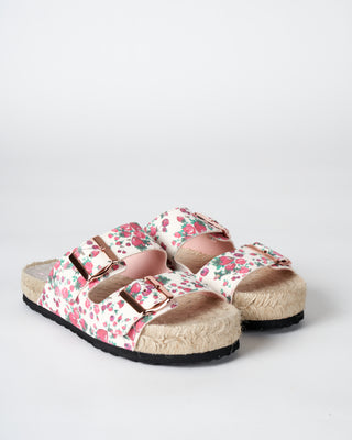 nordic sandals - berry cherry flat sandal