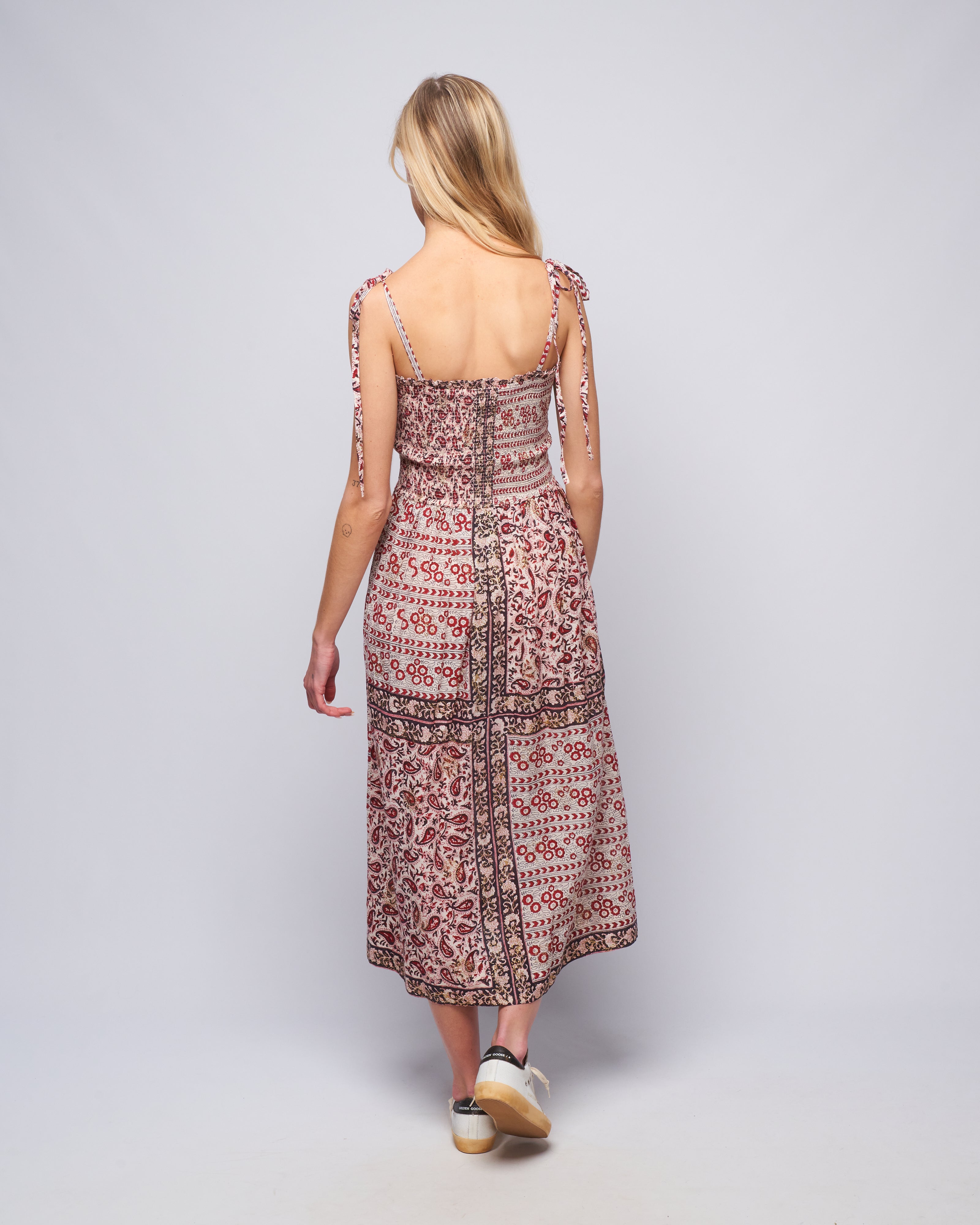golden goose bandana dress Alix Of Bohemia Luna Bandana Dress Pink Fiery