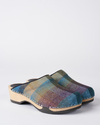 1042 ombre clog - plaid wool