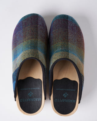 1042 ombre clog - plaid wool