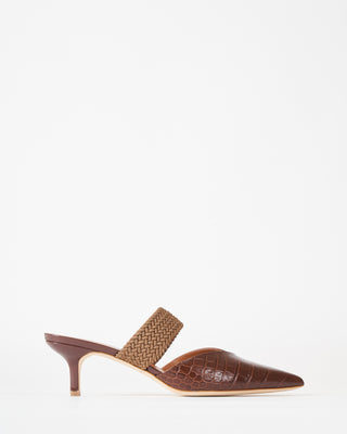 maisie heel - brown croco