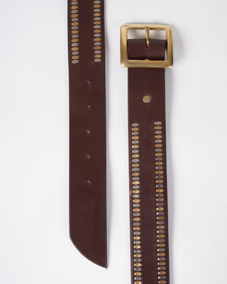 mald belt - brown anniversary leather