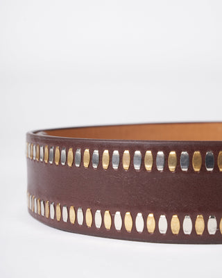 mald belt - brown anniversary leather
