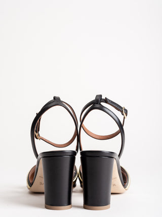 mirella heel - black/gold/black