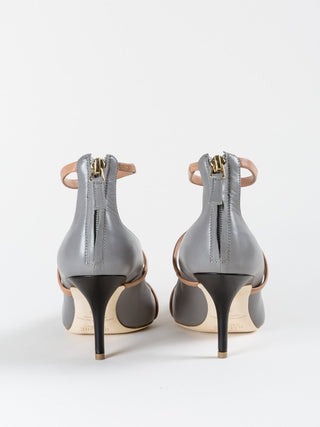 robyn heel - dark grey/nude